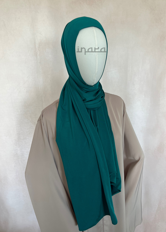 Premium Jersey Satin Moroccan Green